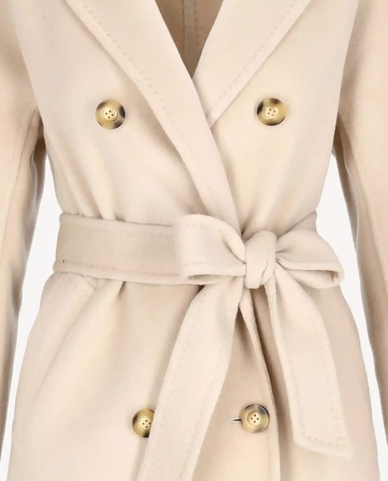 Beżowy płaszcz z wełny i kaszmiru Pako - Image #2