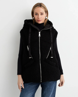 Czarna kamizelka puchowa - Image #0