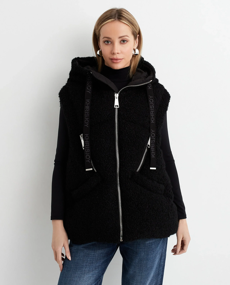 Czarna kamizelka puchowa