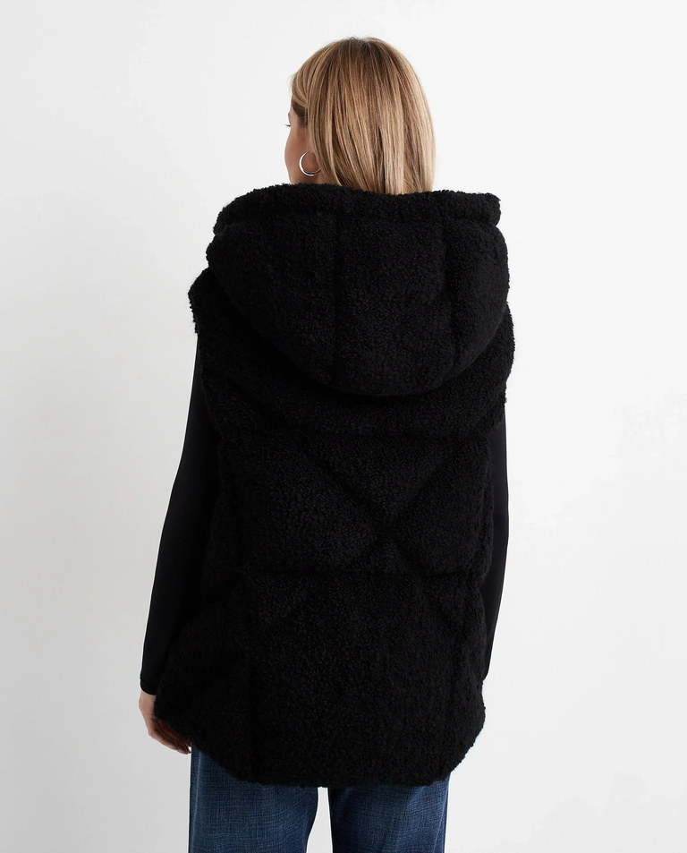 Czarna kamizelka puchowa - Image #4