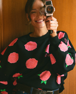 Czarna bluza Amore Rosa - Image #3