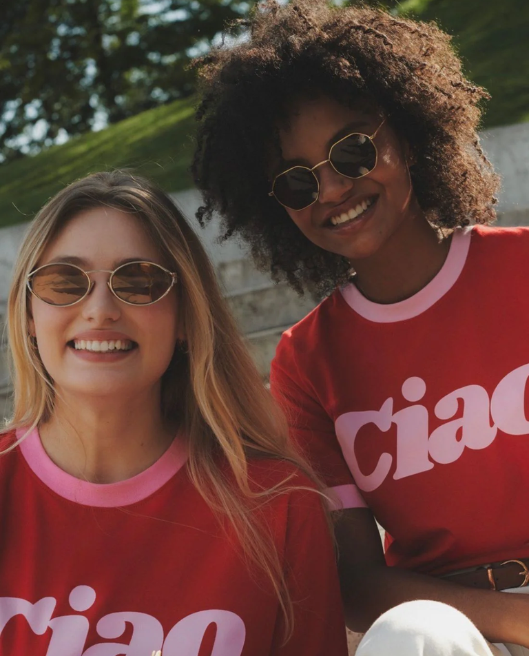 Czerwony t-shirt Ciao - Image #5