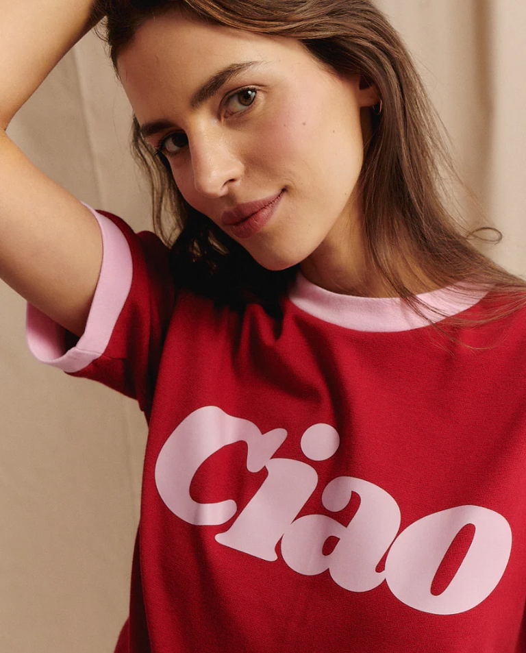 Czerwony t-shirt Ciao - Image #3