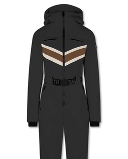 Czarny kombinezon narciarski z technologią Recco - Image #1