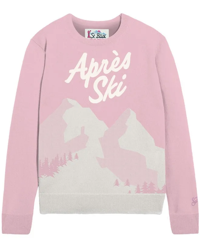 Różowy sweter New Queen