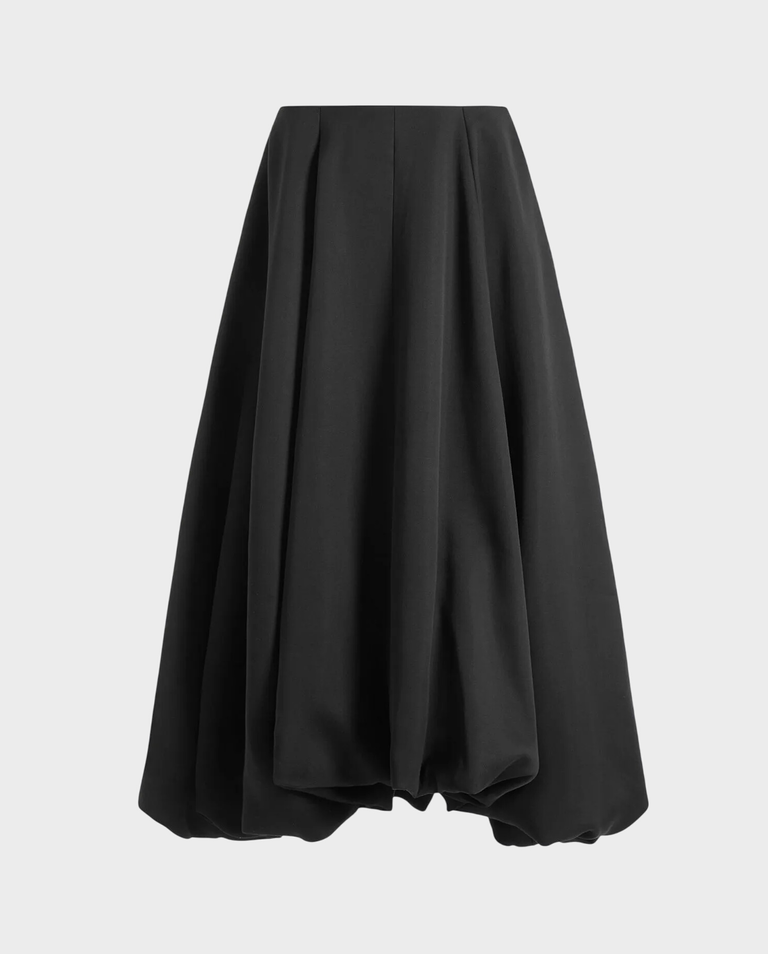 Czarna spódnica midi Ortu - Image #0