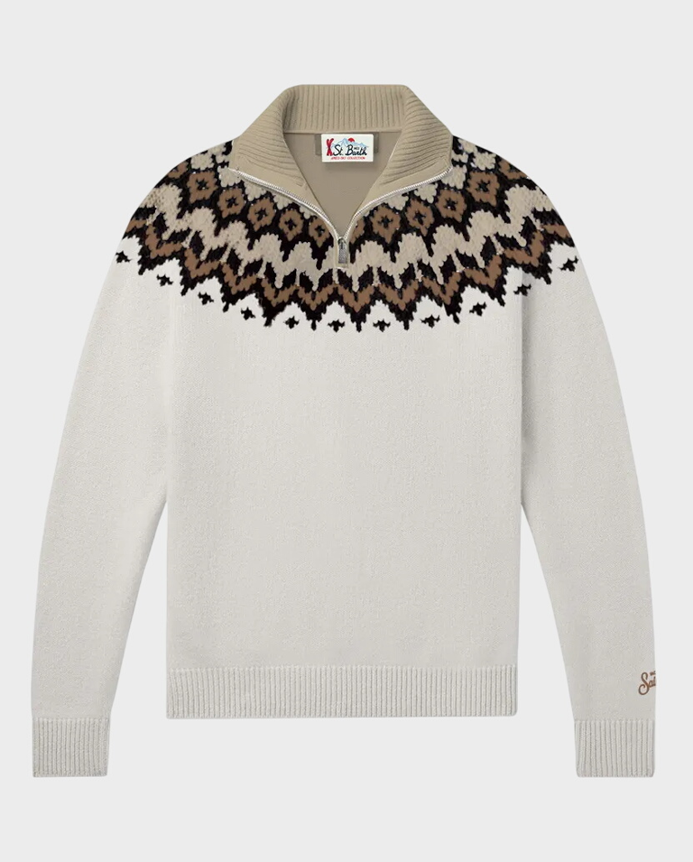 Kremowy sweter Hunter - Image #0