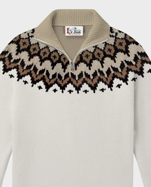 Kremowy sweter Hunter - Image #1
