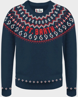 Granatowy sweter Heron Nordic - Image #1