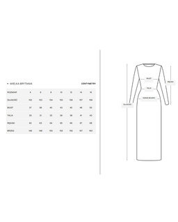 Brązowa sukienka z kryształkami maxi - Image #5