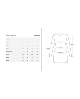 Granatowa sukienka mini - Image #5