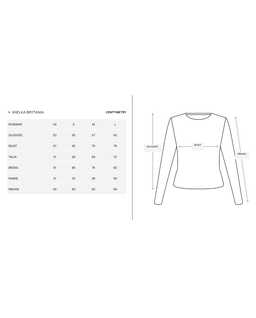 Szara przezroczysta bluzka - Image #5