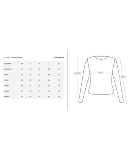 Czarna prążkowana bluzka - Image #5