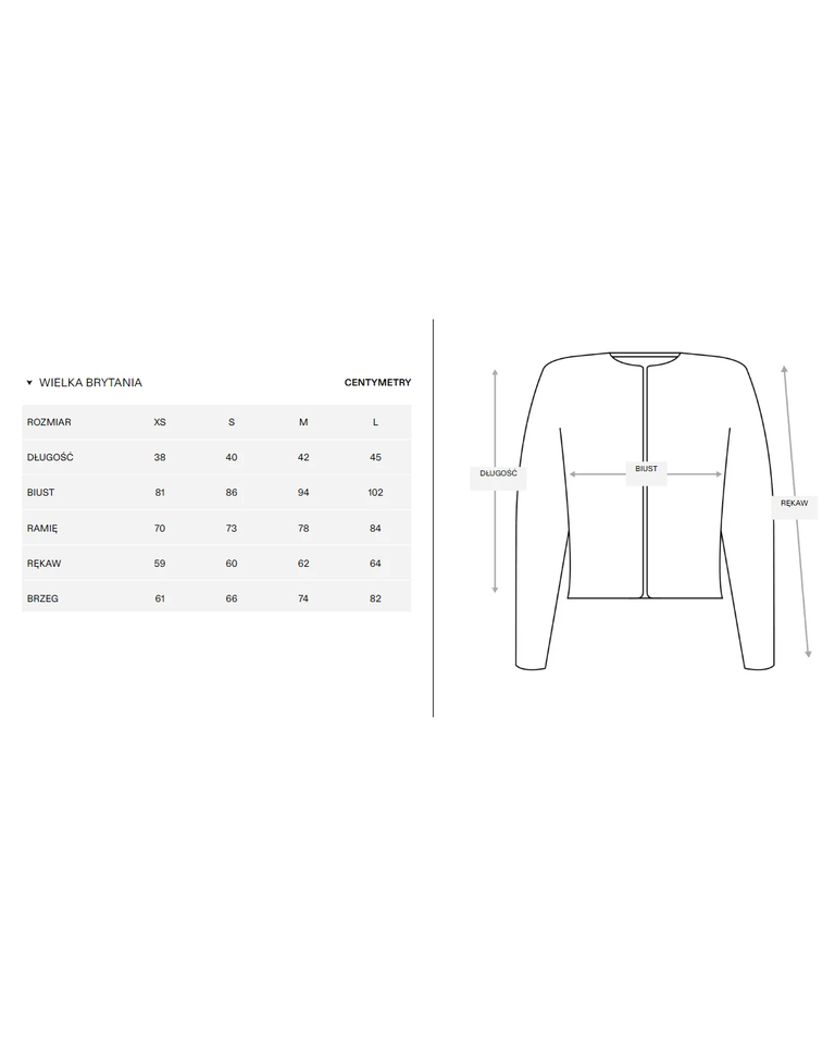 Kremowy wełniany kardigan - Image #5
