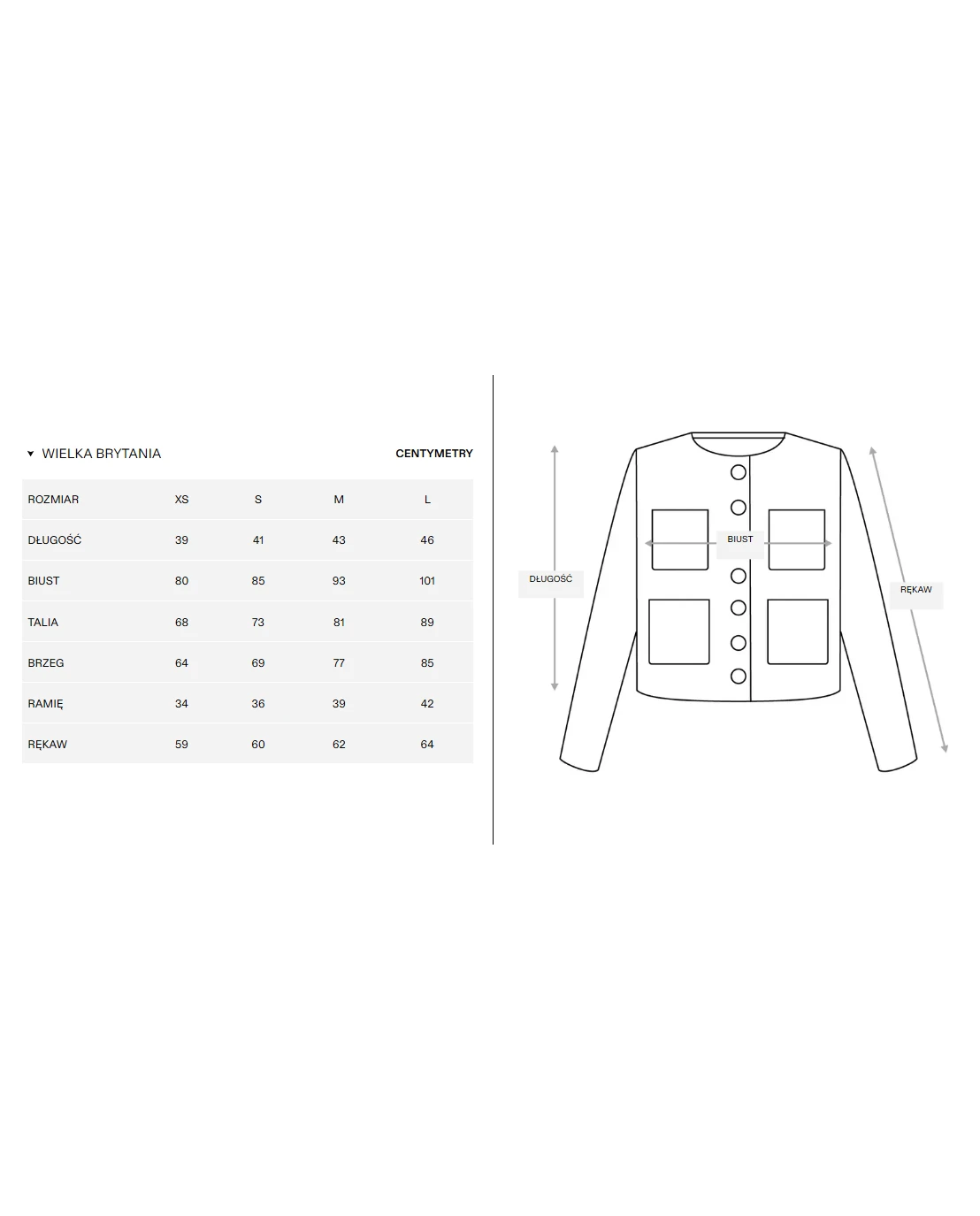Kremowy tweedowy kardigan - Image #5