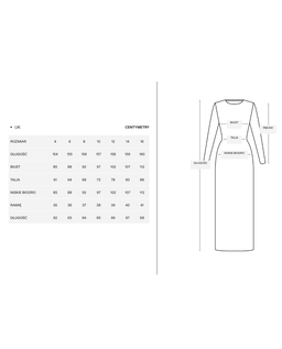 Granatowa plisowana sukienka maxi - Image #4