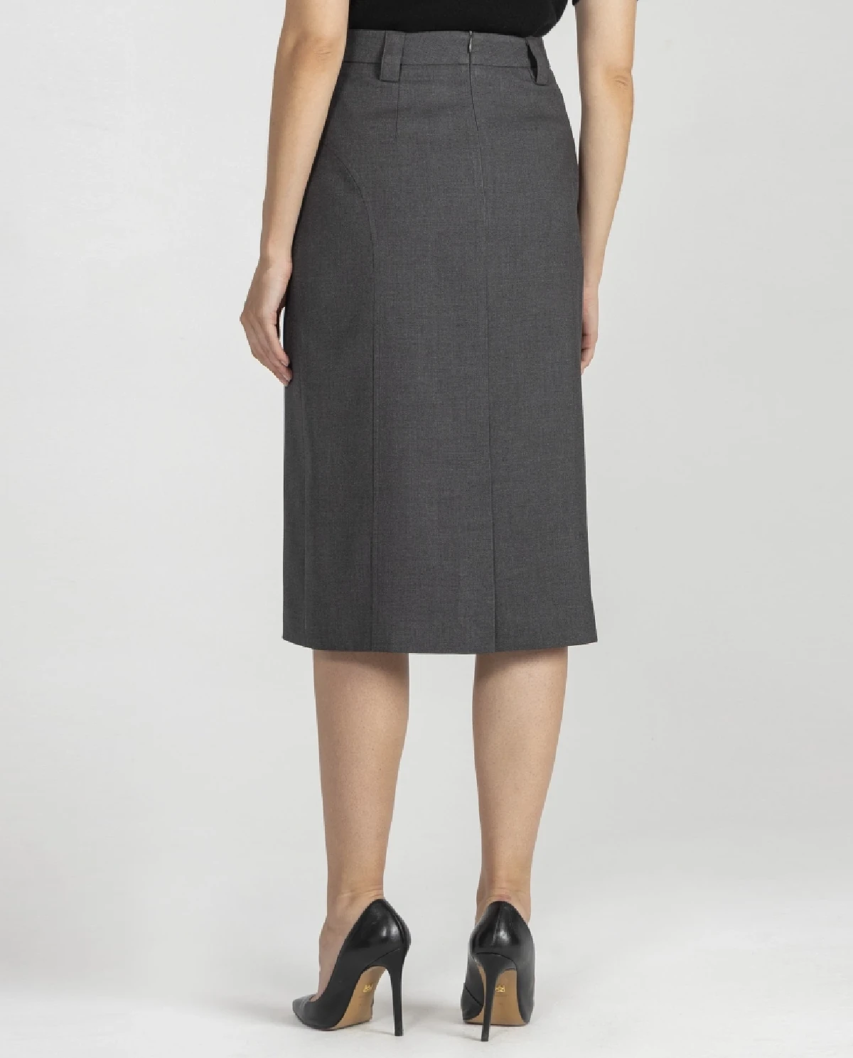 Szara spódnica midi - Image #3
