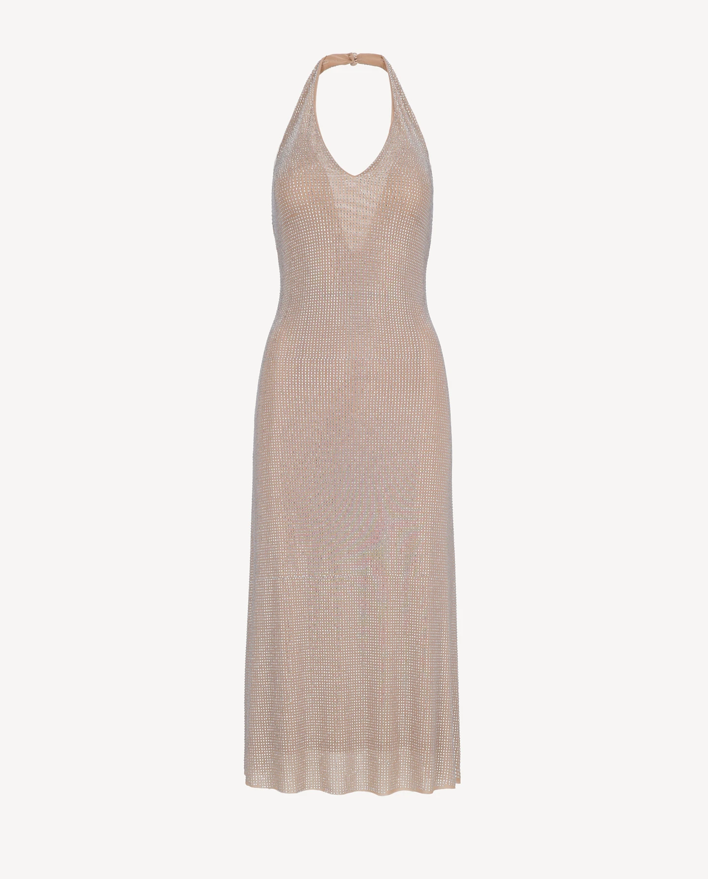 Błyszcząca midi sukienka z odkrytymi plecami Lucienne - Image #3