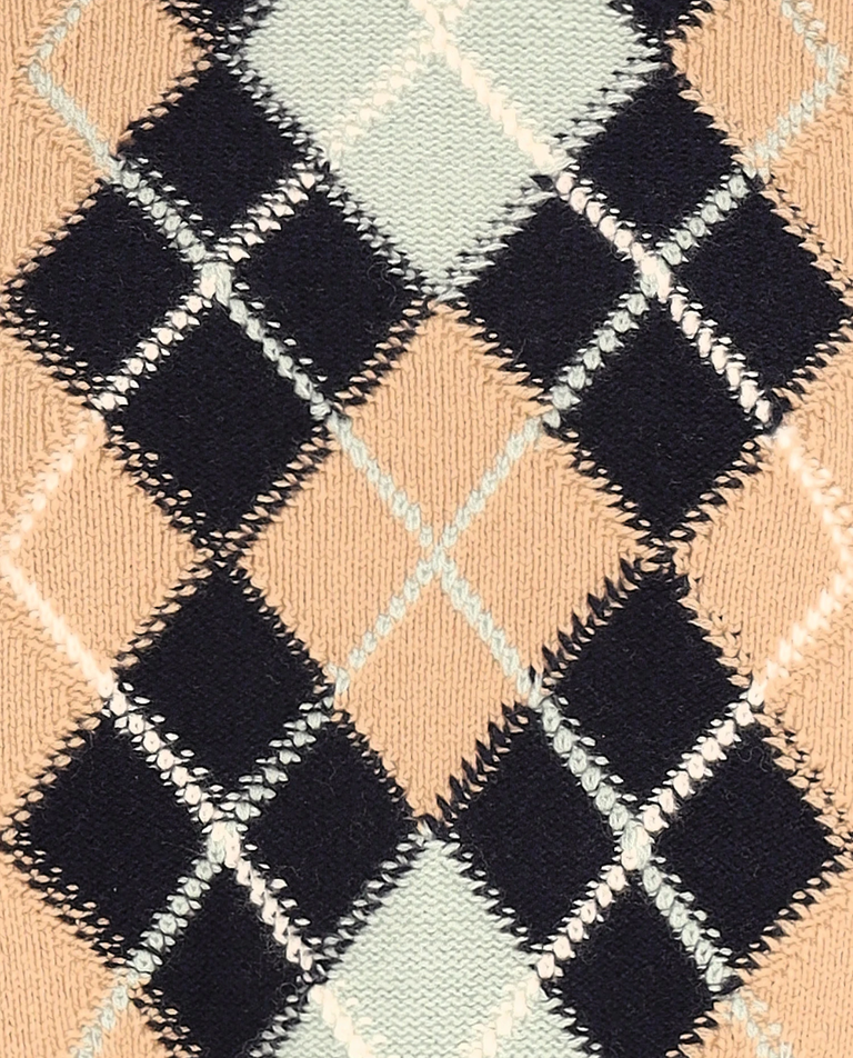 Sweter ze wzorem z wełny i kaszmiru Margot - Image #2