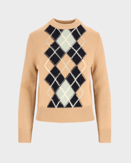 Sweter ze wzorem z wełny i kaszmiru Margot - Image #0