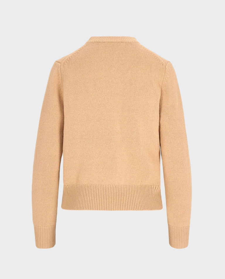 Sweter ze wzorem z wełny i kaszmiru Margot