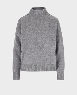 Szary sweter z wełny i kaszmiru Emer - Image #0