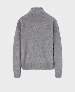 Szary sweter z wełny i kaszmiru Emer - Image #1