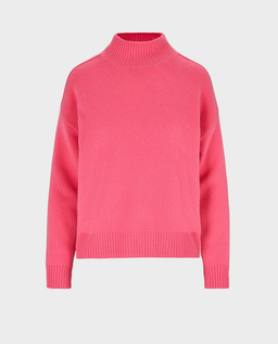 Różowy sweter z wełny i kaszmiru Emer - Image #0