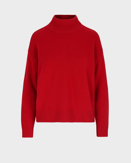 Czerwony sweter z wełny i kaszmiru Emer - Image #0