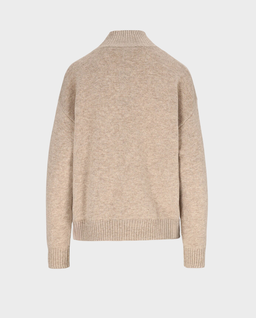 Beżowy sweter z wełny i kaszmiru Emer - Image #1