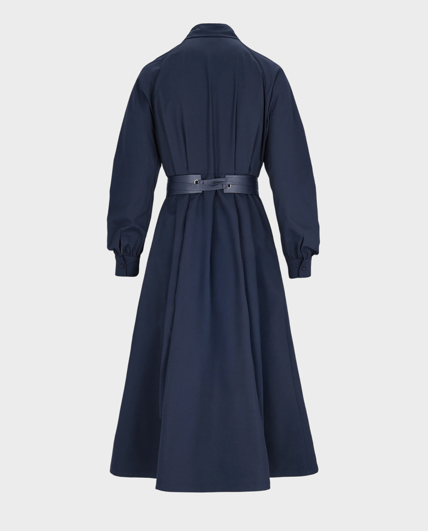 Granatowa sukienka z kołnierzykiem Marine - Image #2