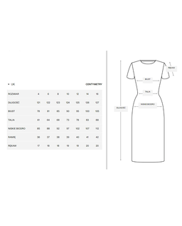 Bordowa koronkowa sukienka midi - Image #5