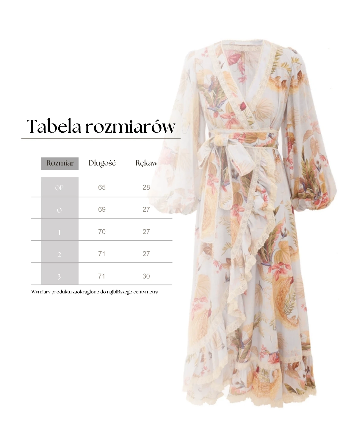 Jasnoniebieska sukienka w kwiatowy print - Image #5