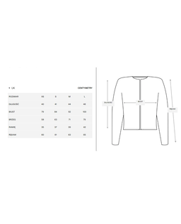 Brązowy kardigan ze zdobieniem - Image #6
