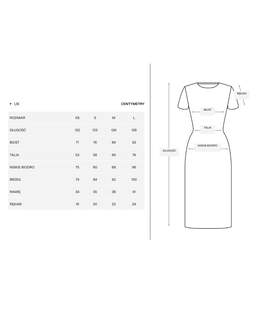 Czarna szydełkowa sukienka midi - Image #5