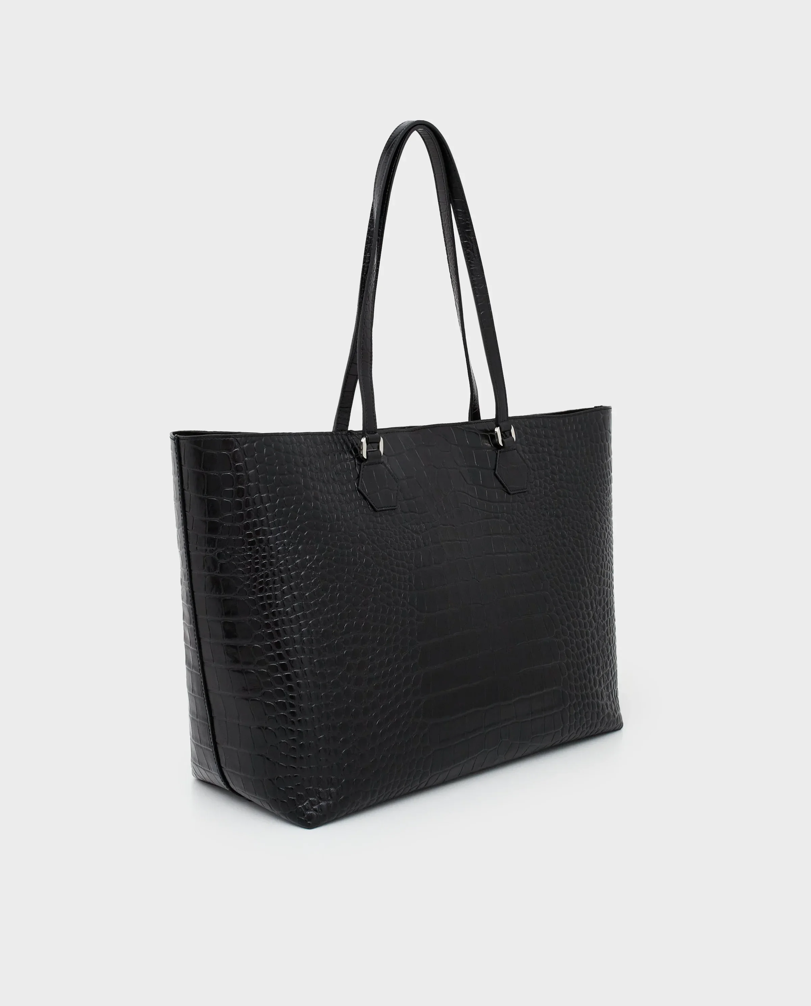 Czarna torebka z tłoczoną skórą Crystal Skull - Image #4