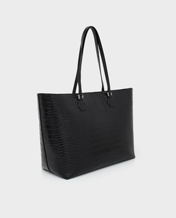 Czarna torebka z tłoczoną skórą Crystal Skull - Image #4