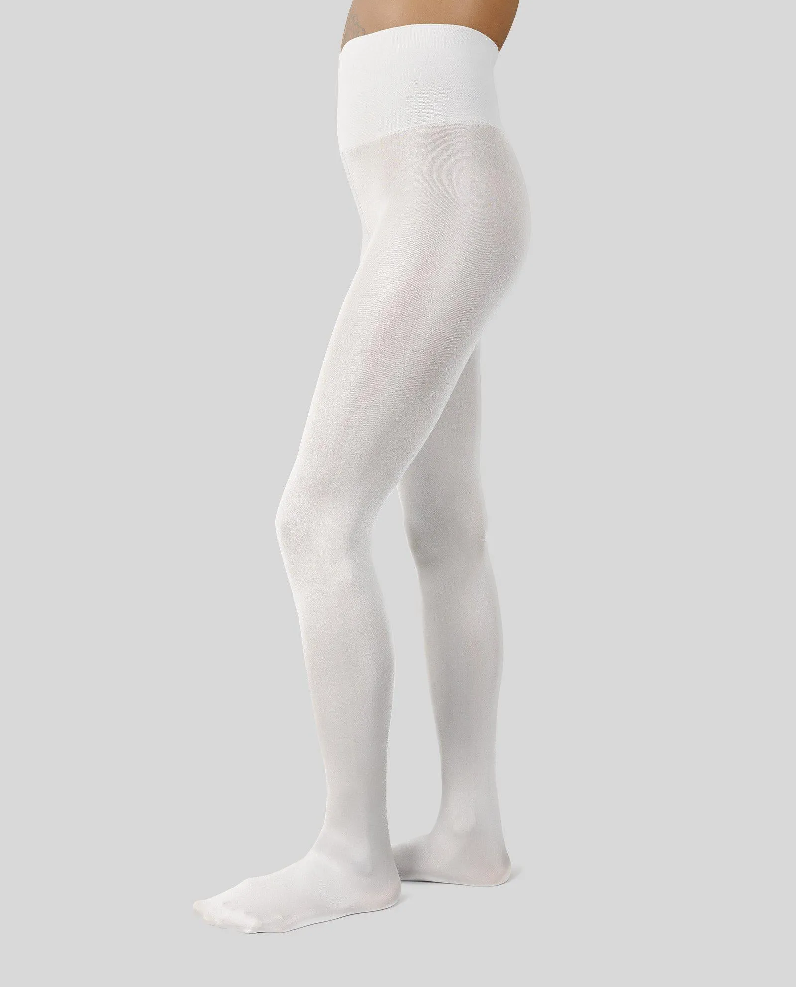 Srebrne rajstopy Geri LMC x Swedish Stockings - Image #0