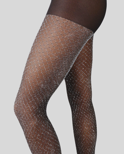 Czarne rajstopy Casey LMC x Swedish Stockings - Image #1