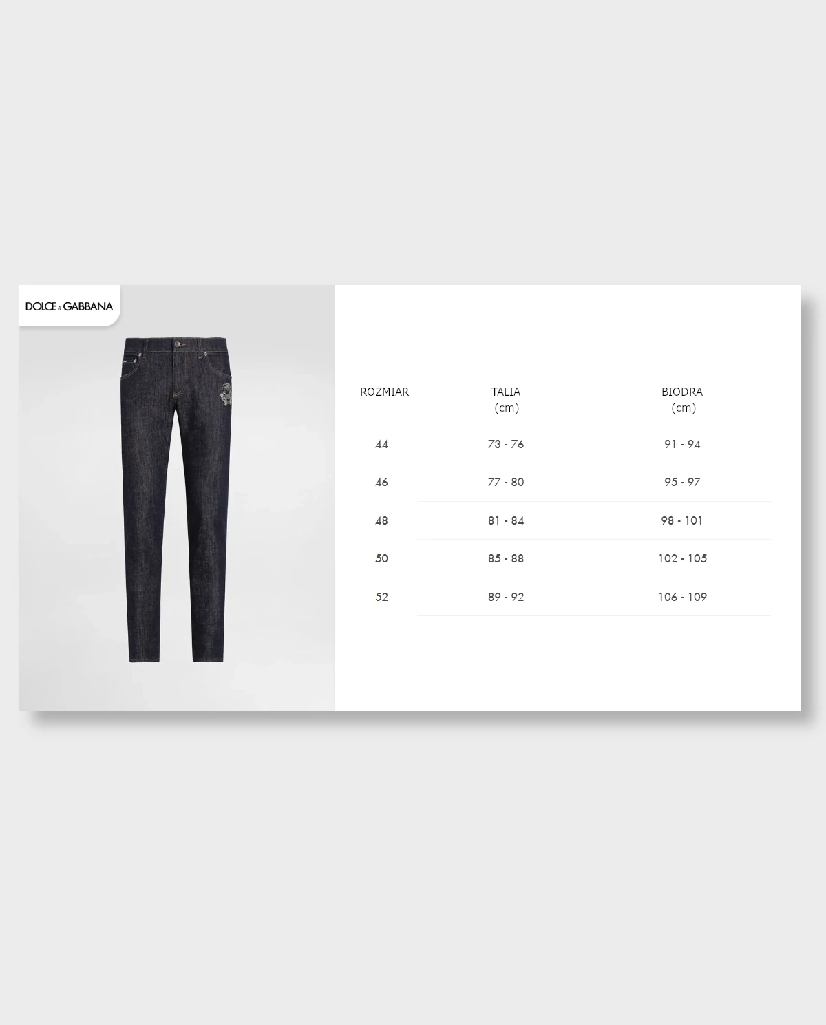 Granatowe jeansy ze stretchem - Image #5