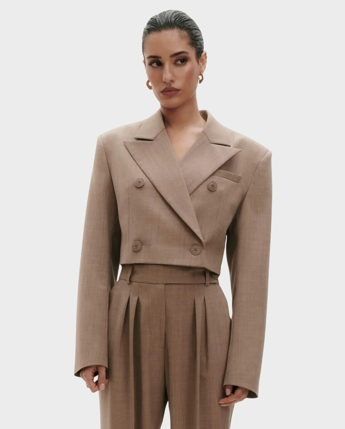 Krótka karmelowa marynarka - Image #0