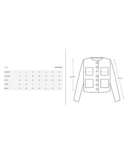 Granatowy kardigan w marynarskim stylu - Image #5