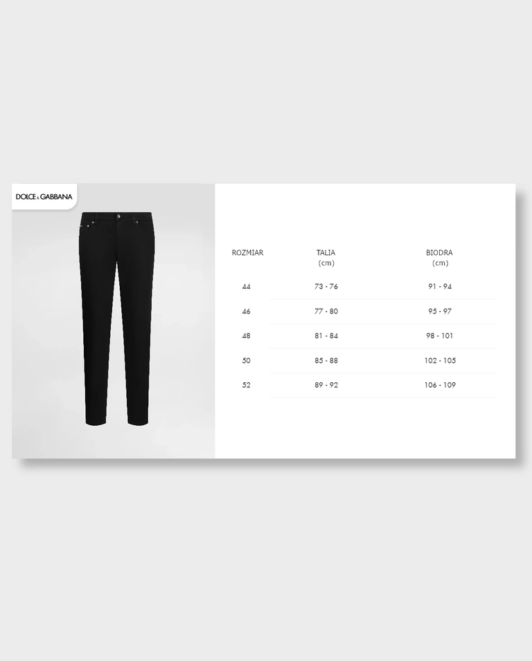 Czarne jeansy Slim Fit ze stretchem - Image #5