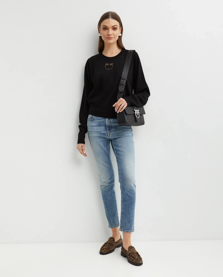 Czarny sweter z logo Lanzarote - Image #2