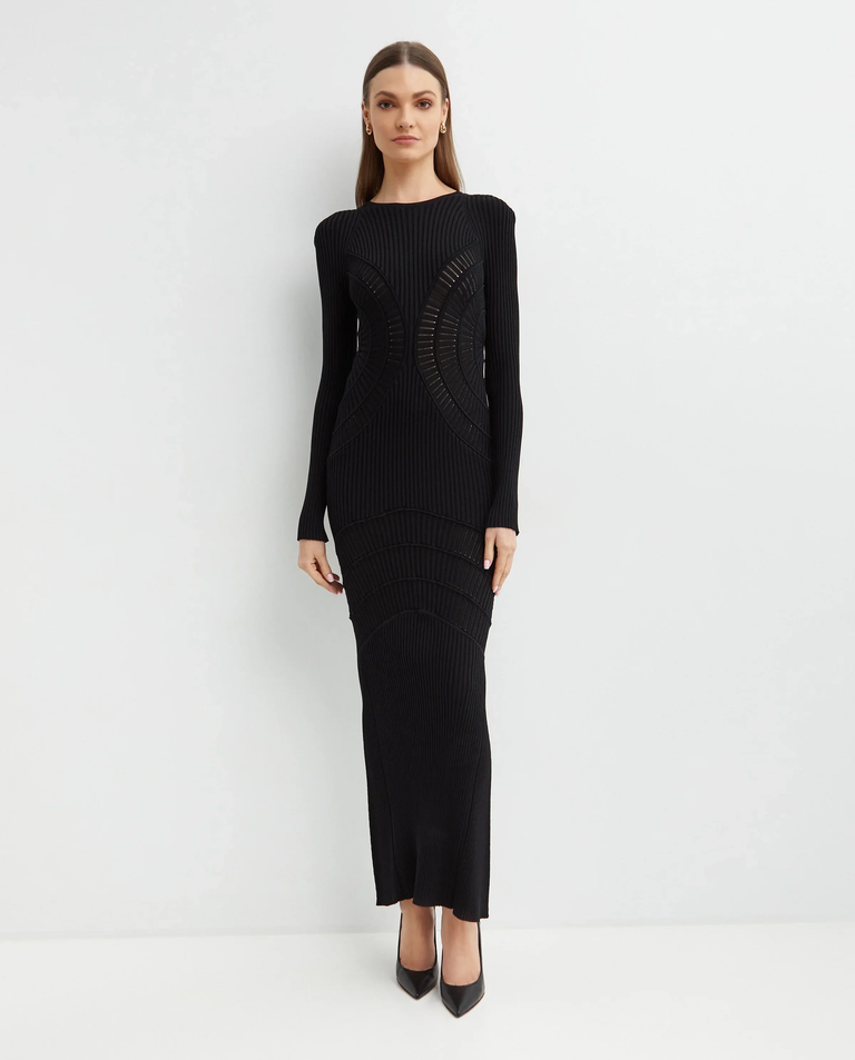 Czarna sukienka Vettore Dress - Image #0