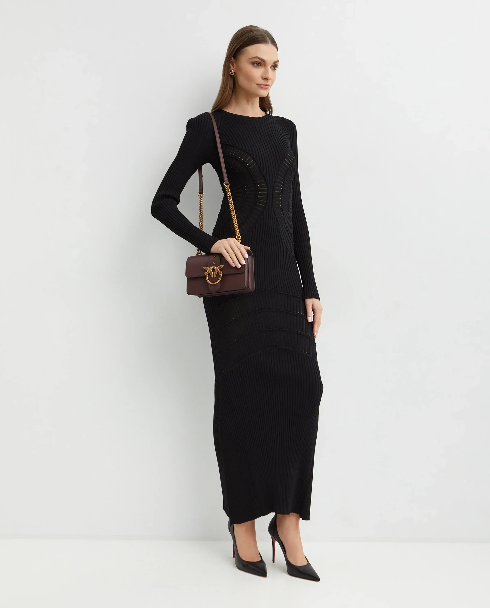 Czarna sukienka Vettore Dress - Image #2