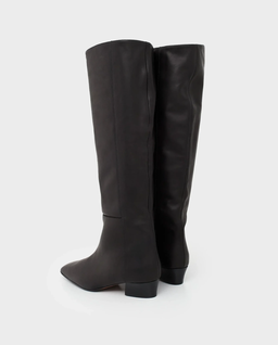 Czarne kozaki na obcasie Erve - Image #3