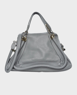 Szaro-niebieska skórzana torba Paraty - Image #0