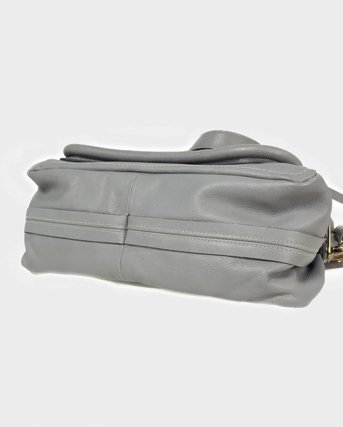 Szaro-niebieska skórzana torba Paraty - Image #4