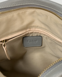 Szaro-niebieska skórzana torba Paraty - Image #6